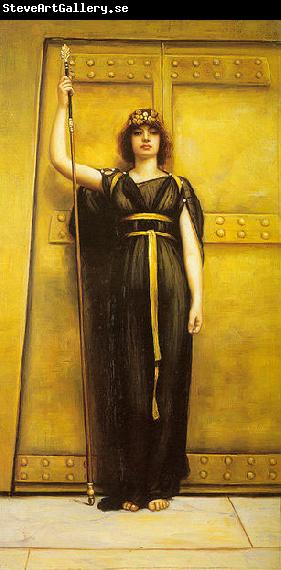 John William Godward A Priestess